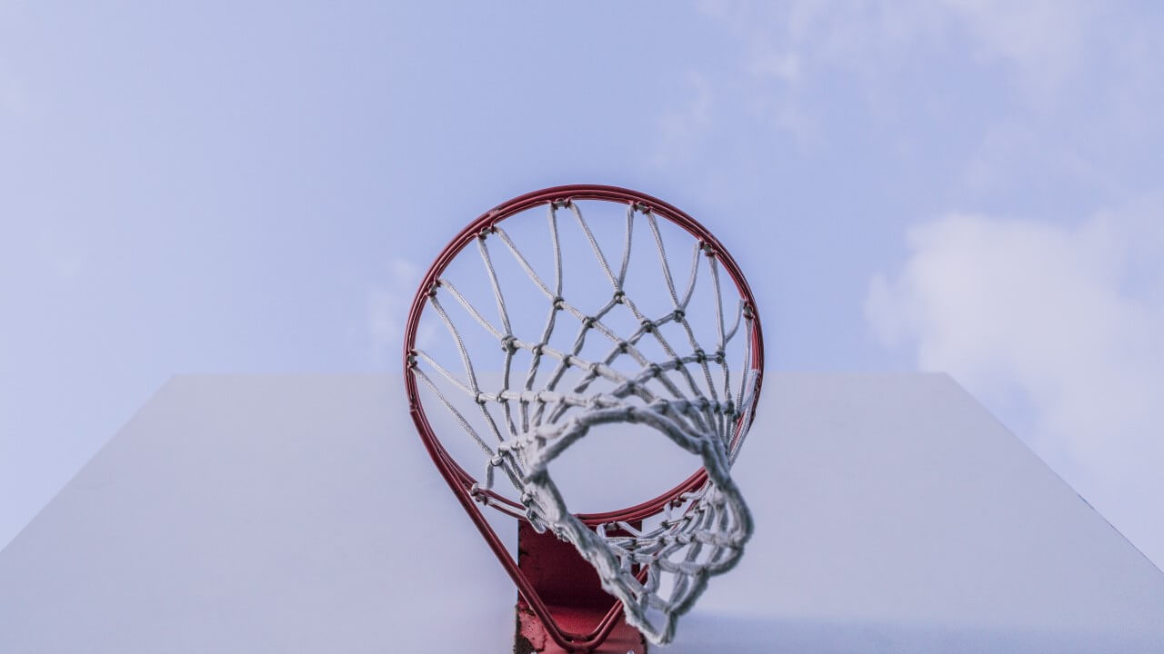 view of basketball hoop from below | how important is SEO